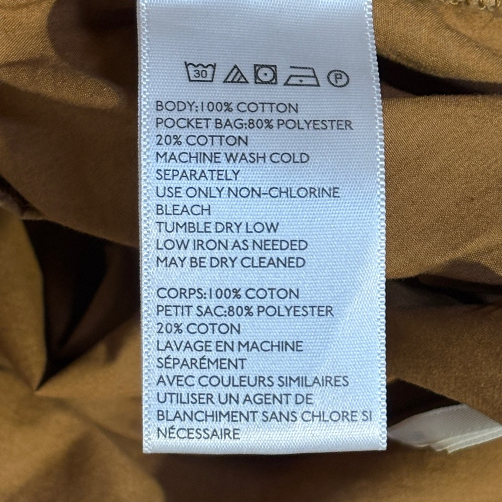Kimchi Blue Simone Paperbag Pants Women's Size 4 Brown Pockets Wide Leg Cropped - Picture 7 of 13